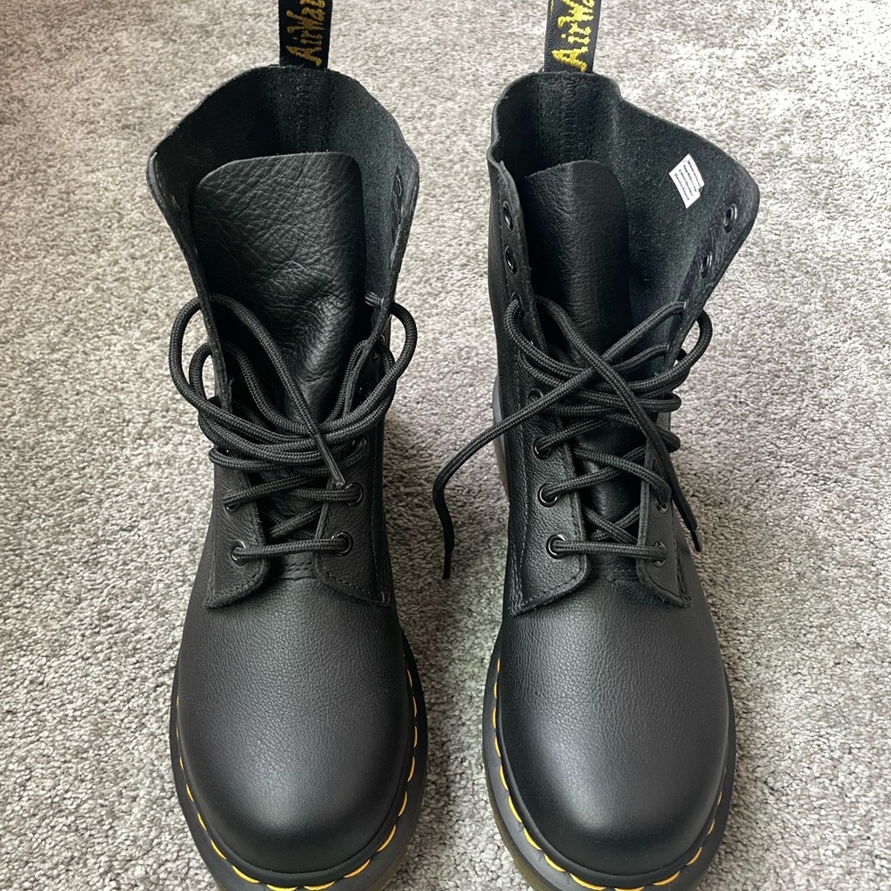 Doc Marten Leather Lace-Up Boots